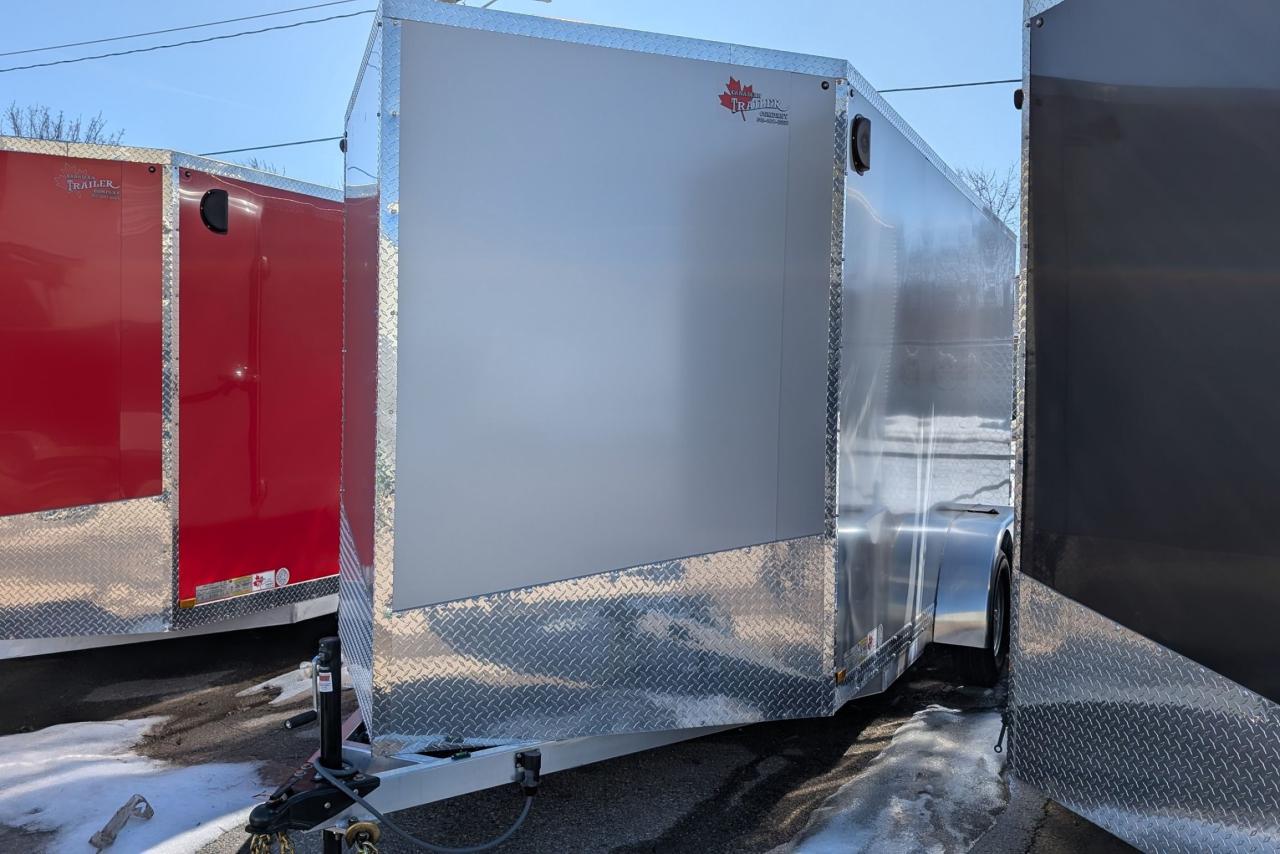 2025 Canadian Trailer Company 7x14 V Nose Cargo Trailer Aluminum Tandem Axle