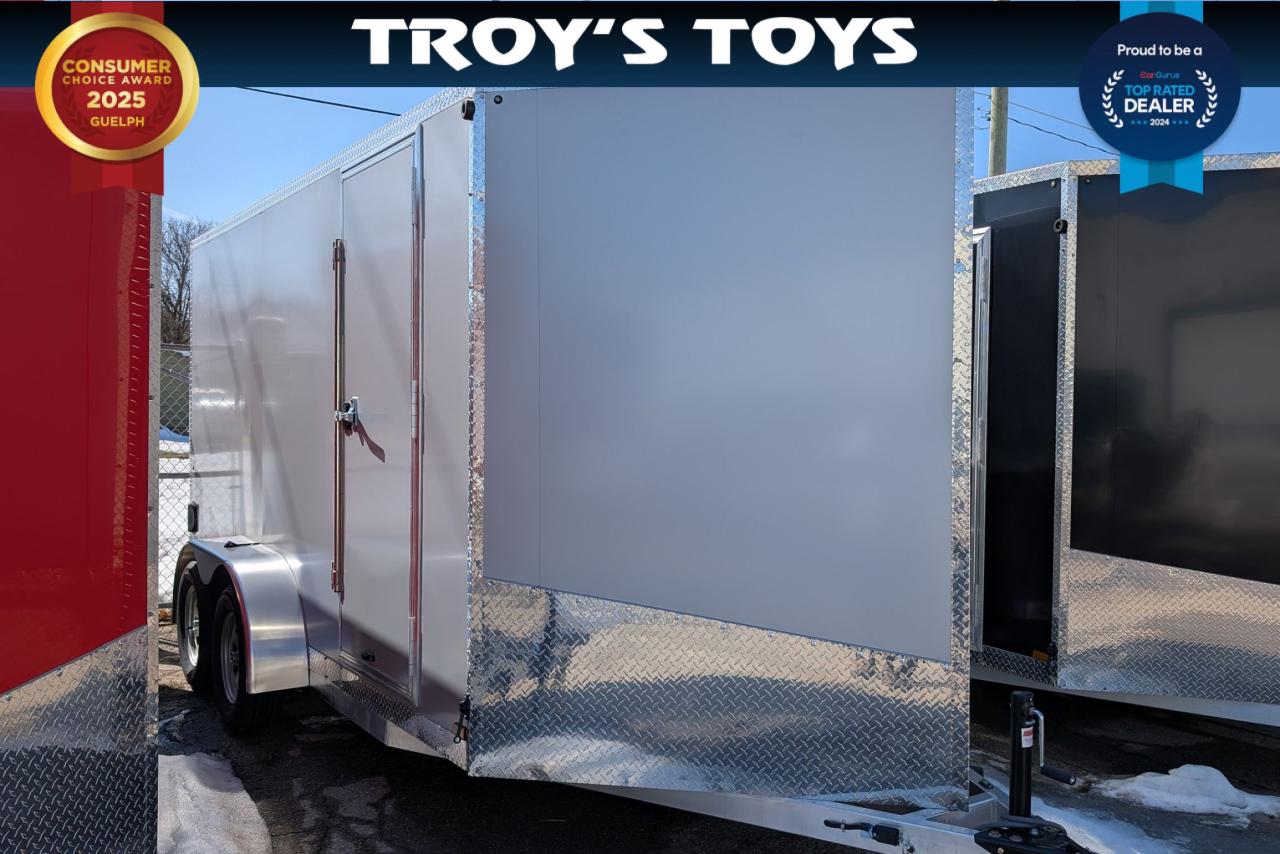 2025 Canadian Trailer Company 7x14 V Nose Cargo Trailer Aluminum Tandem Axle