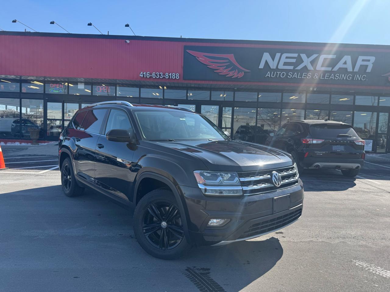 Used 2018 Volkswagen Atlas COMFORTLINE AWD 7 PASS LEATHER CARPLAY B/SPOT CAME for sale in North York, ON