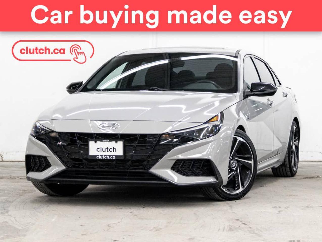 Used 2021 Hyundai Elantra N-Line w/ Apple CarPlay & Android Auto, Power Moonroof, Rearview Cam for sale in Toronto, ON