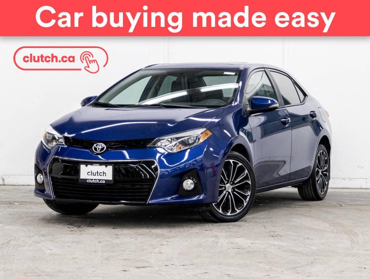 Used 2016 Toyota Corolla S w/ Heated Seats, Sunroof, Backup Cam for sale in Toronto, ON