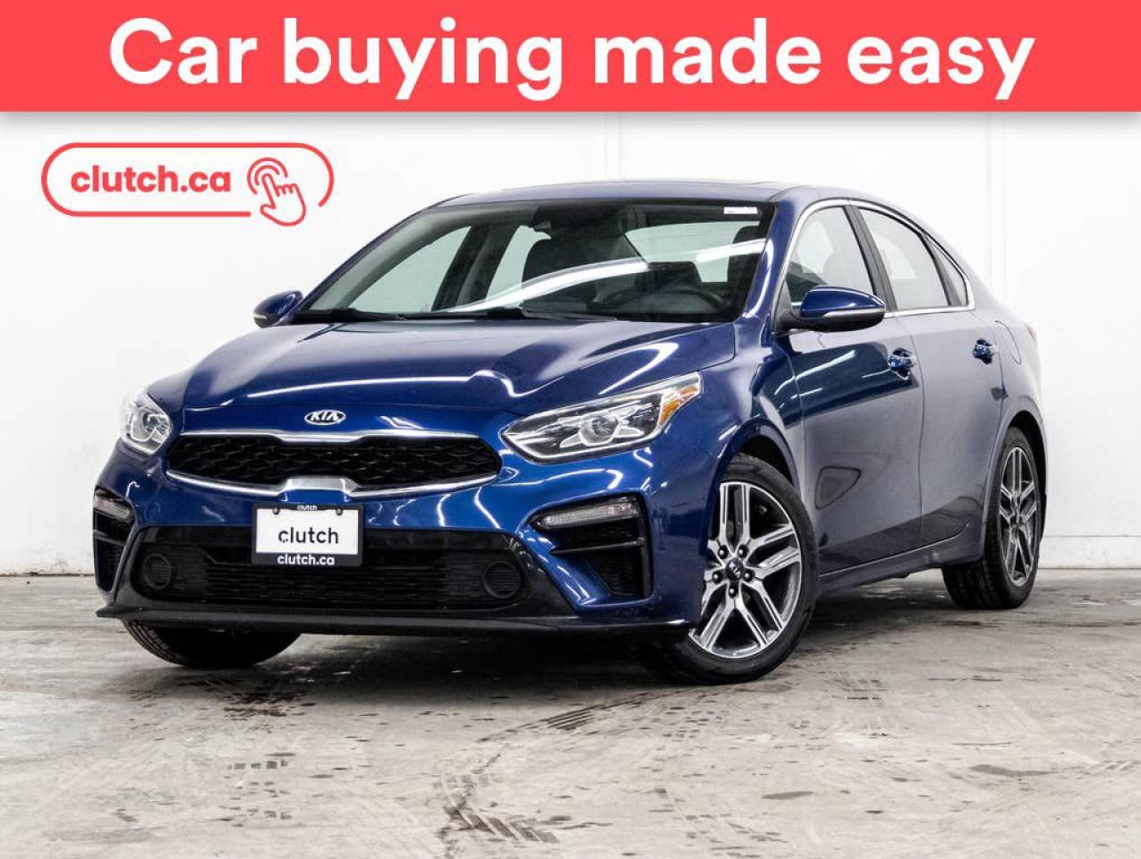 Used 2020 Kia Forte EX+ w/ Apple CarPlay & Android Auto, Power Moonroof, Rearview Cam for sale in Toronto, ON