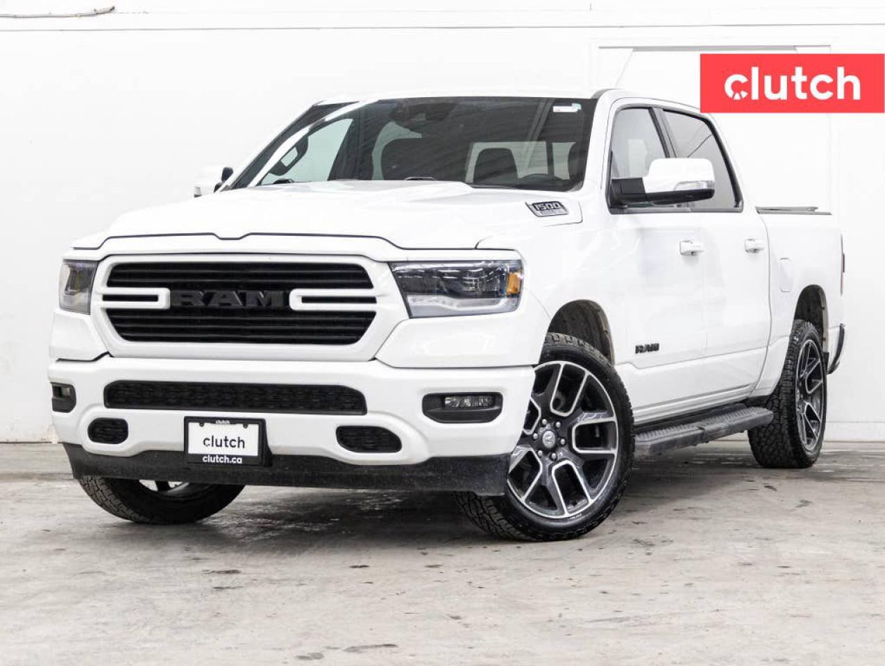 Used 2021 RAM 1500 Sport Crew Cab 4X4 w/ Apple CarPlay & Android Auto, Rearview Cam, A/C for sale in Toronto, ON