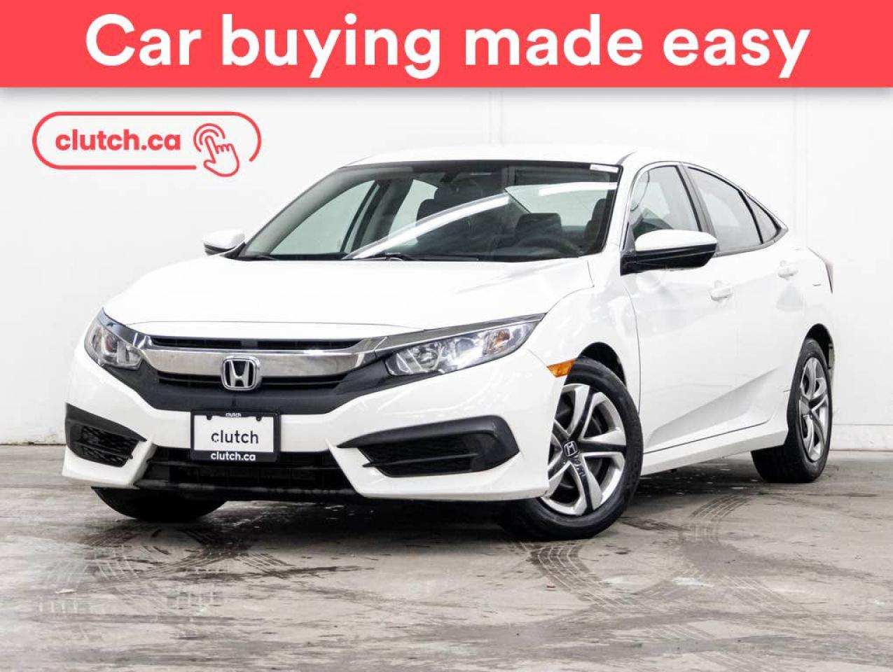 Used 2018 Honda Civic LX w/ Apple CarPlay & Android Auto, Rearview Camera, A/C for sale in Toronto, ON