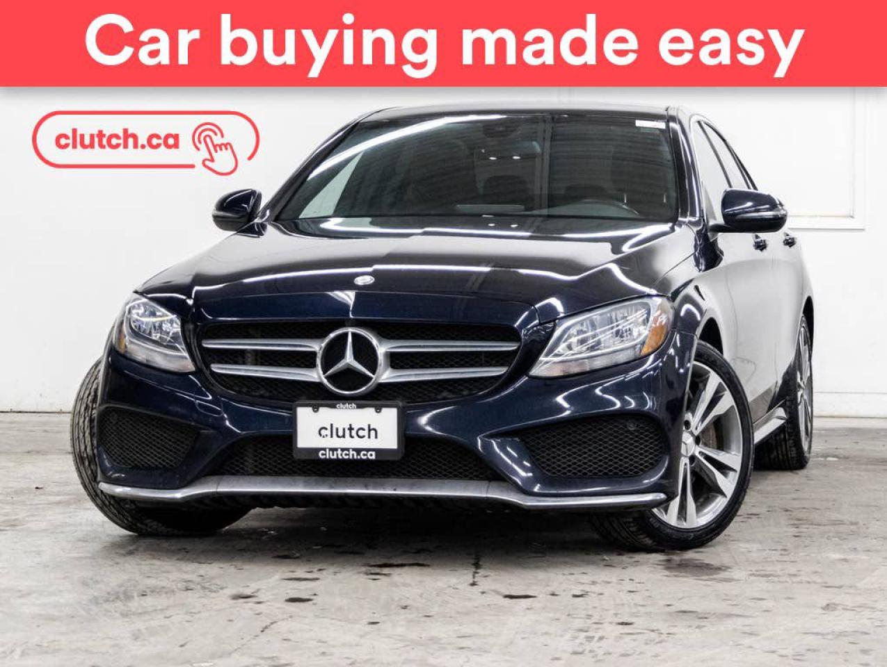 Used 2017 Mercedes-Benz C-Class C 300 4Matic AWD w/ Nav, Backup Cam, Bluetooth for sale in Toronto, ON