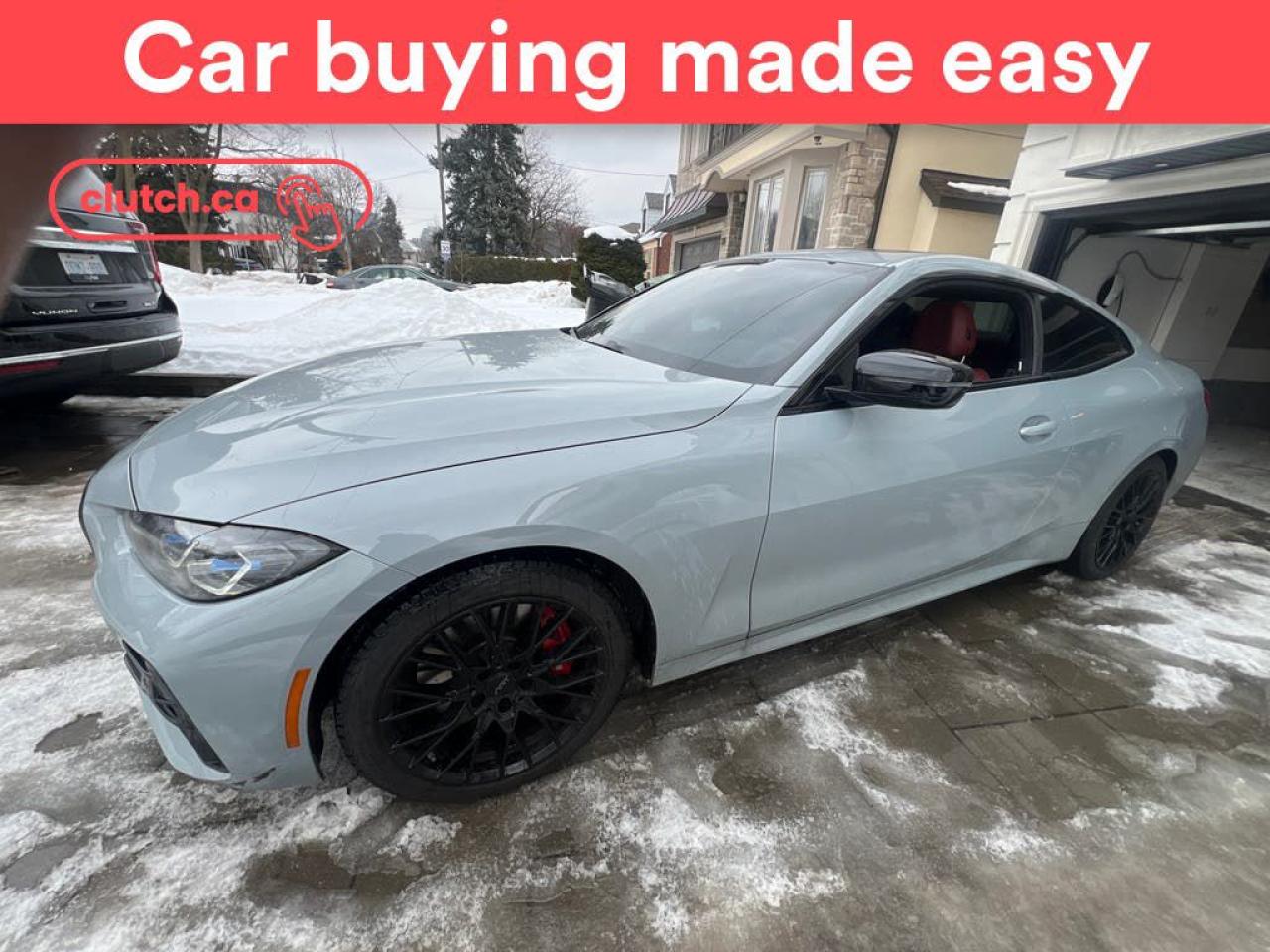 Used 2022 BMW 4 Series 430i xDrive AWD w/ Apple CarPlay & Android Auto, Power Moonroof, Nav for sale in Toronto, ON