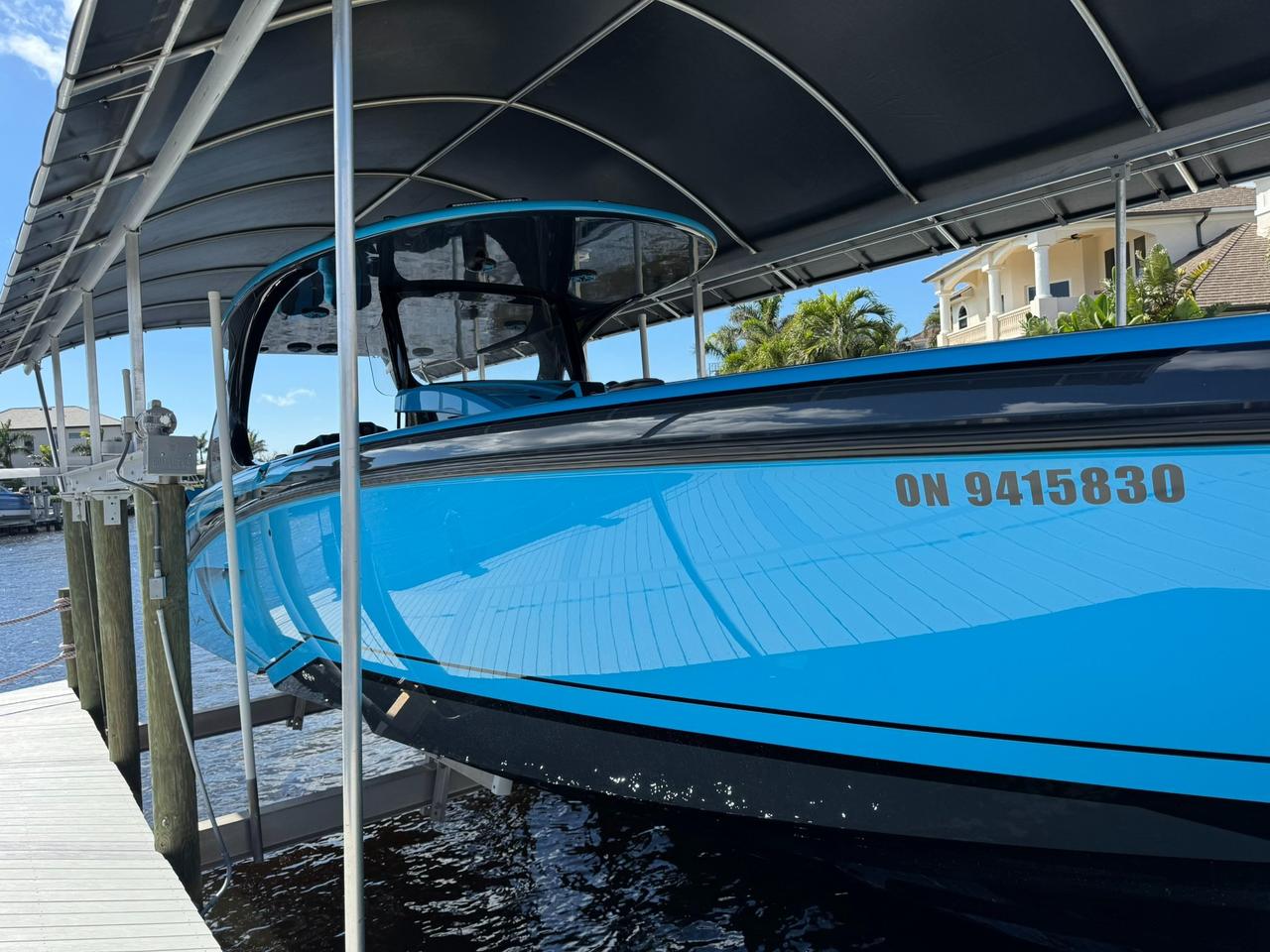2025 Mystic M4200 CENTER CONSOLE BOAT $PRICE IN USD$ - QUAD MERCURY RACING 500R OUTBOARDS - 42 FOOT, 11 FOOT BEAM, ALCANTERA INTERIOR Photo