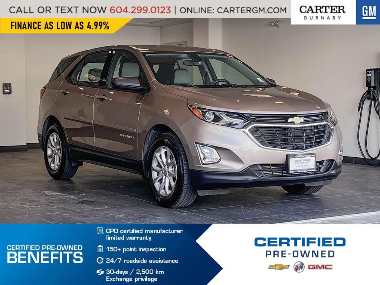 Used 2019 Chevrolet Equinox LS | Alum Wheels/Heated Seats/High Def Cam for sale in Burnaby, BC