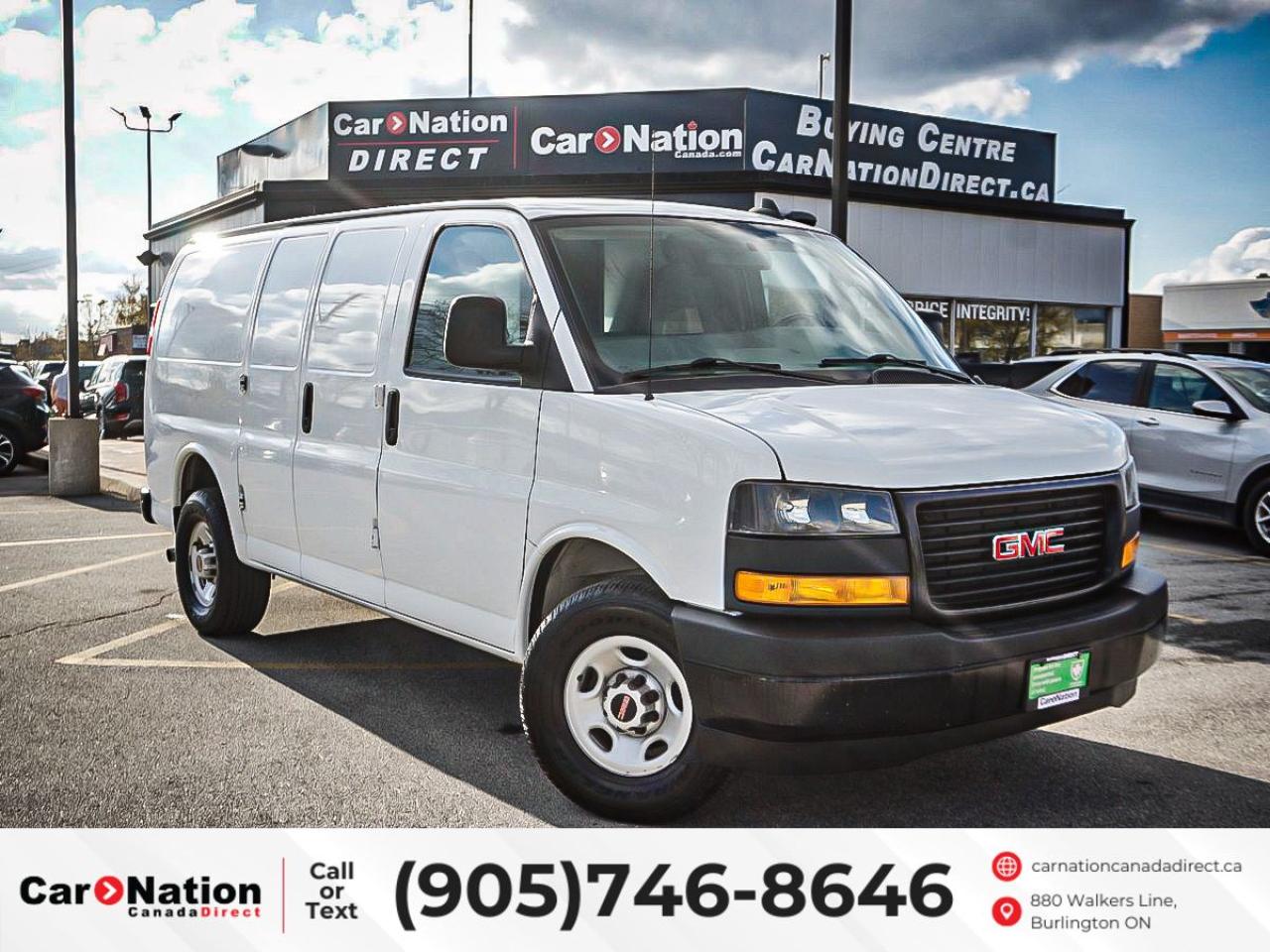 Used 2021 GMC Savana Cargo Van 2500 | CARGO VAN | REAR CAM | READY TO WORK! for sale in Burlington, ON