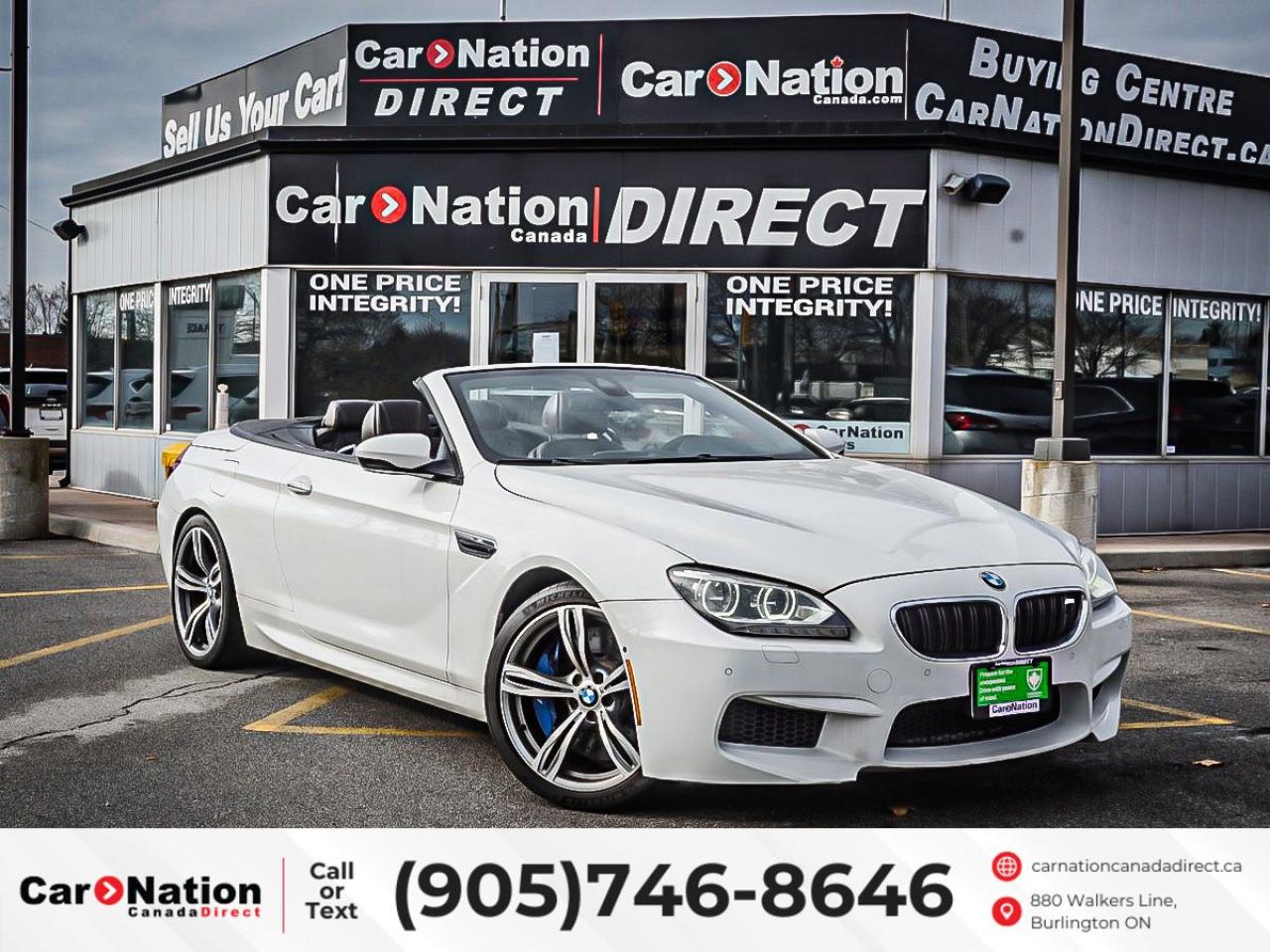 Used 2014 BMW M6 CONVERTIBLE | V8 | LEATHER | NAVIGATION | 560HP for sale in Burlington, ON