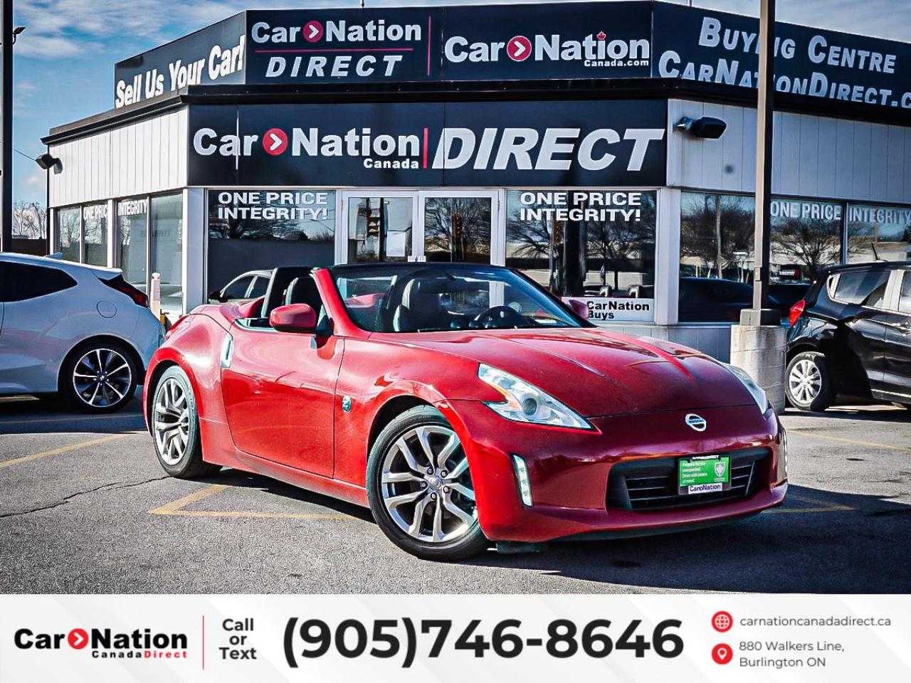 Used 2013 Nissan 370Z CONVERTIBLE | 6 SPEED M/T | LEATHER | TOUCHSCREEN for sale in Burlington, ON