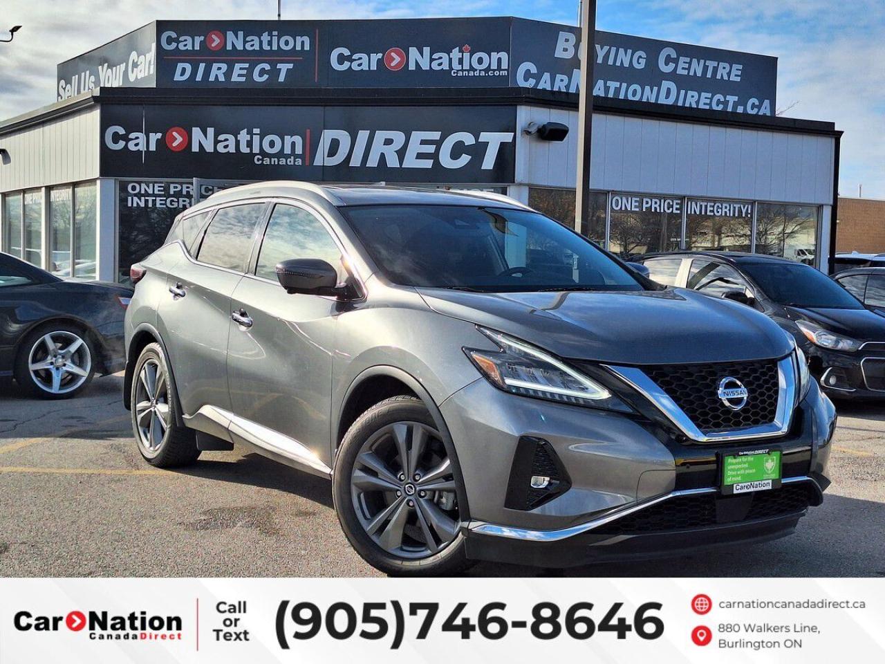 Used 2021 Nissan Murano PLATINUM | AWD | LEATHER | ROOF | NAV | ONLY 26KM for sale in Burlington, ON