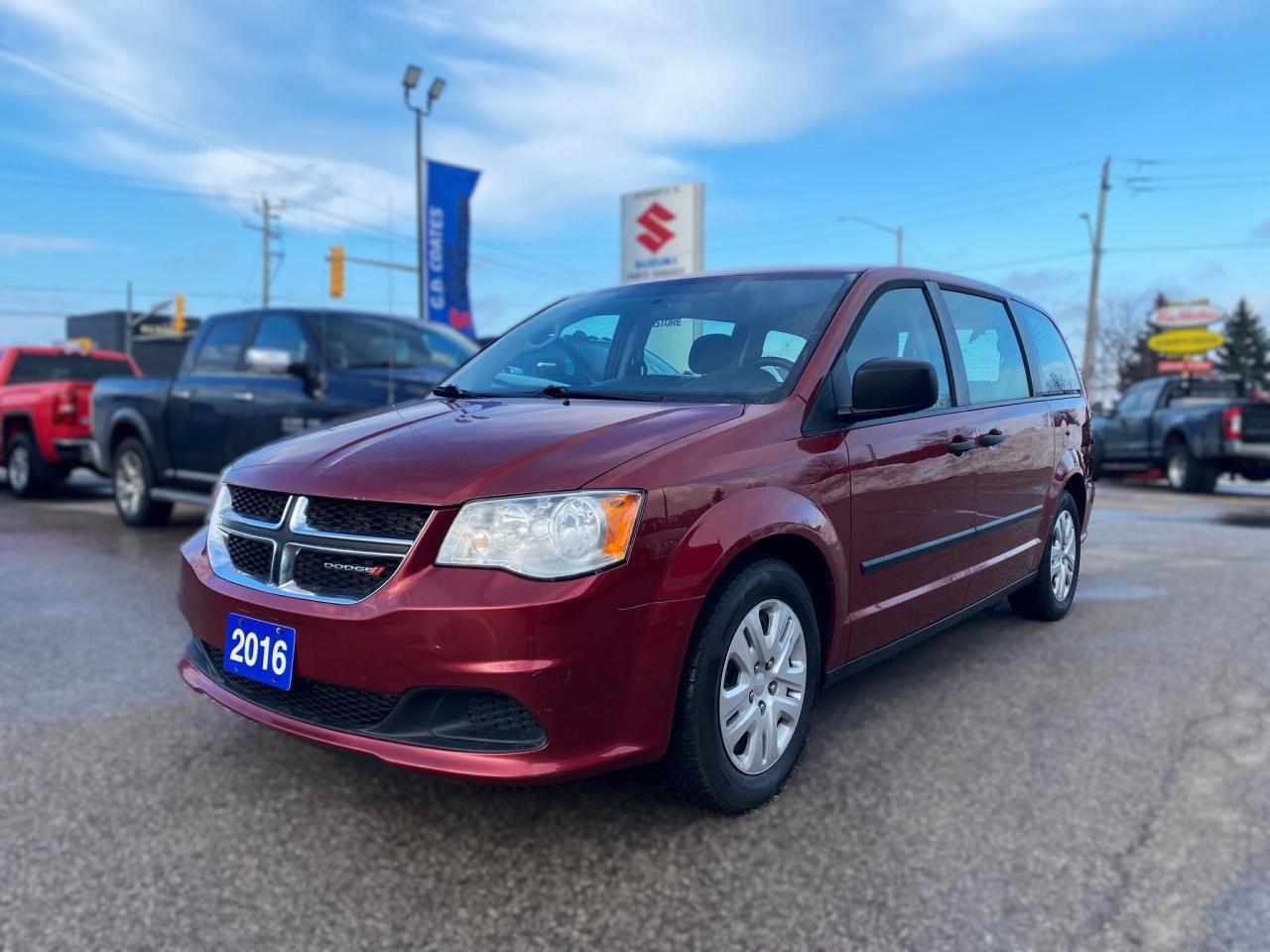 Used 2016 Dodge Grand Caravan Canada Value Package ~Bluetooth ~Keyless ~A/C for sale in Barrie, ON