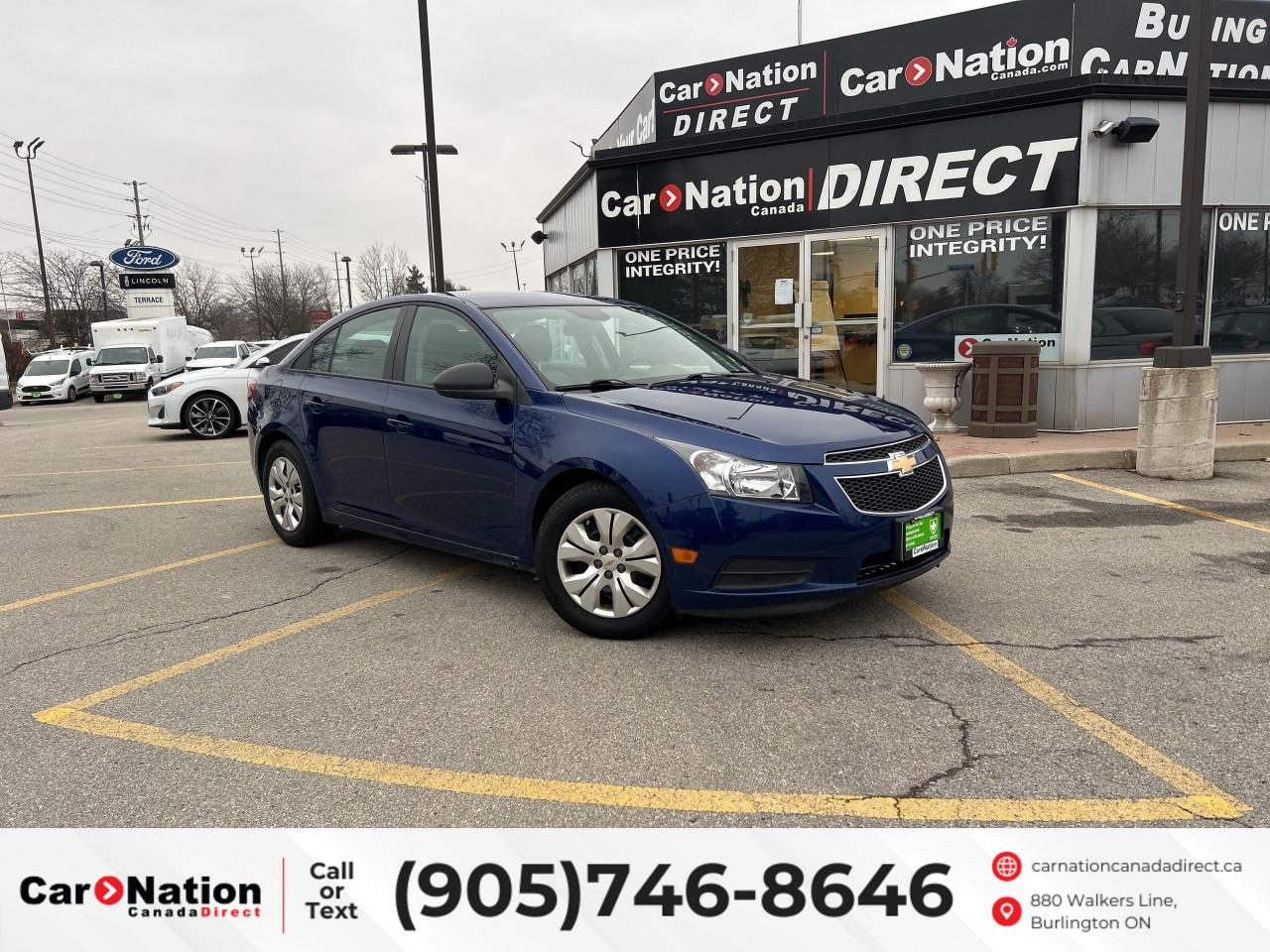 Used 2013 Chevrolet Cruze LOW KMS | WE WANT YOUR TRADE | OPEN SUNDAYS! for sale in Burlington, ON