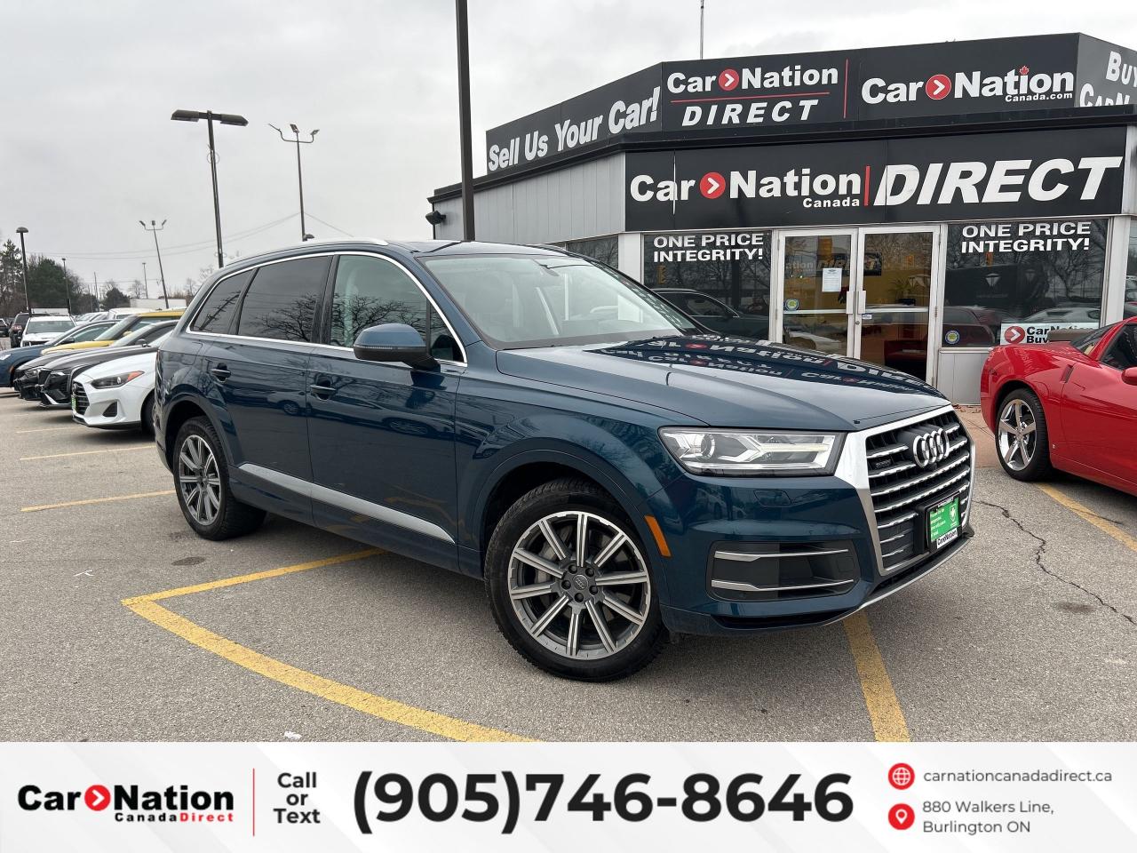 Used 2018 Audi Q7 PROGRESSIV |V6 | AWD | LEATHER |ROOF |NAV |7 PASS for sale in Burlington, ON