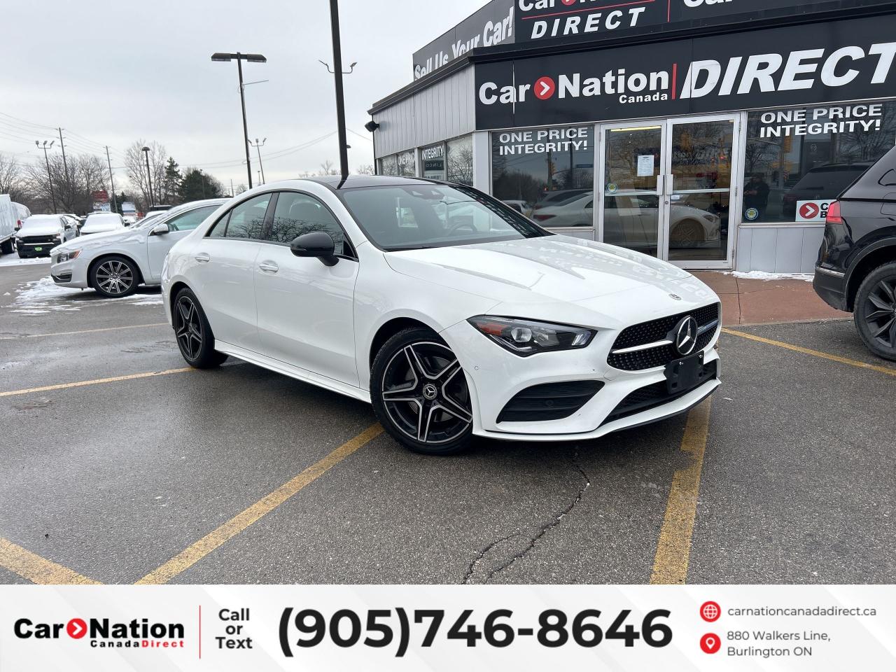 Used 2021 Mercedes-Benz CLA-Class CLA250 | AWD | LEATHER | SUNROOF | NAV | AMG RIMS for sale in Burlington, ON