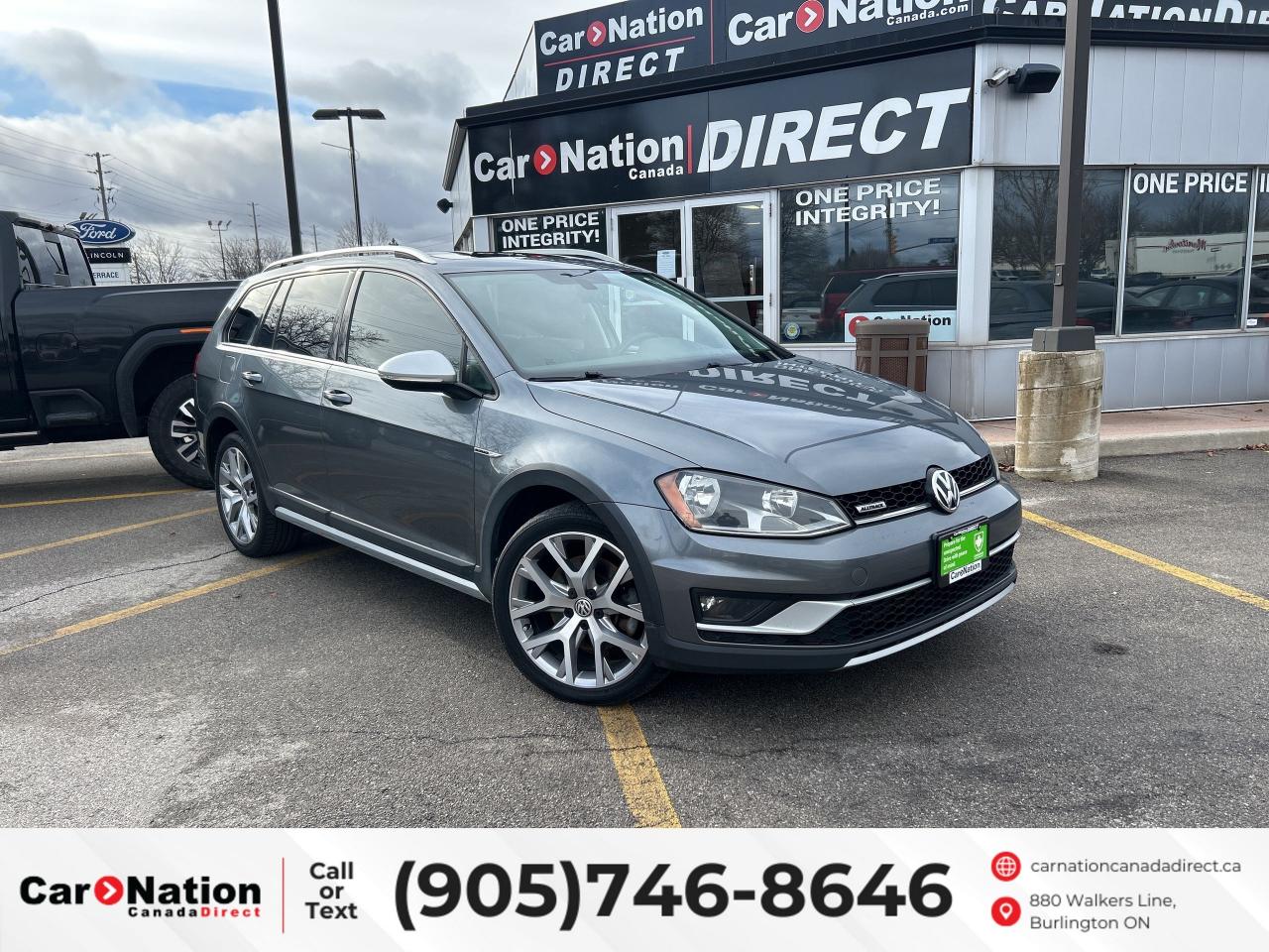 Used 2017 Volkswagen Golf Alltrack AWD | WAGON | LEATHER | PANO ROOF | NAVIGATION for sale in Burlington, ON