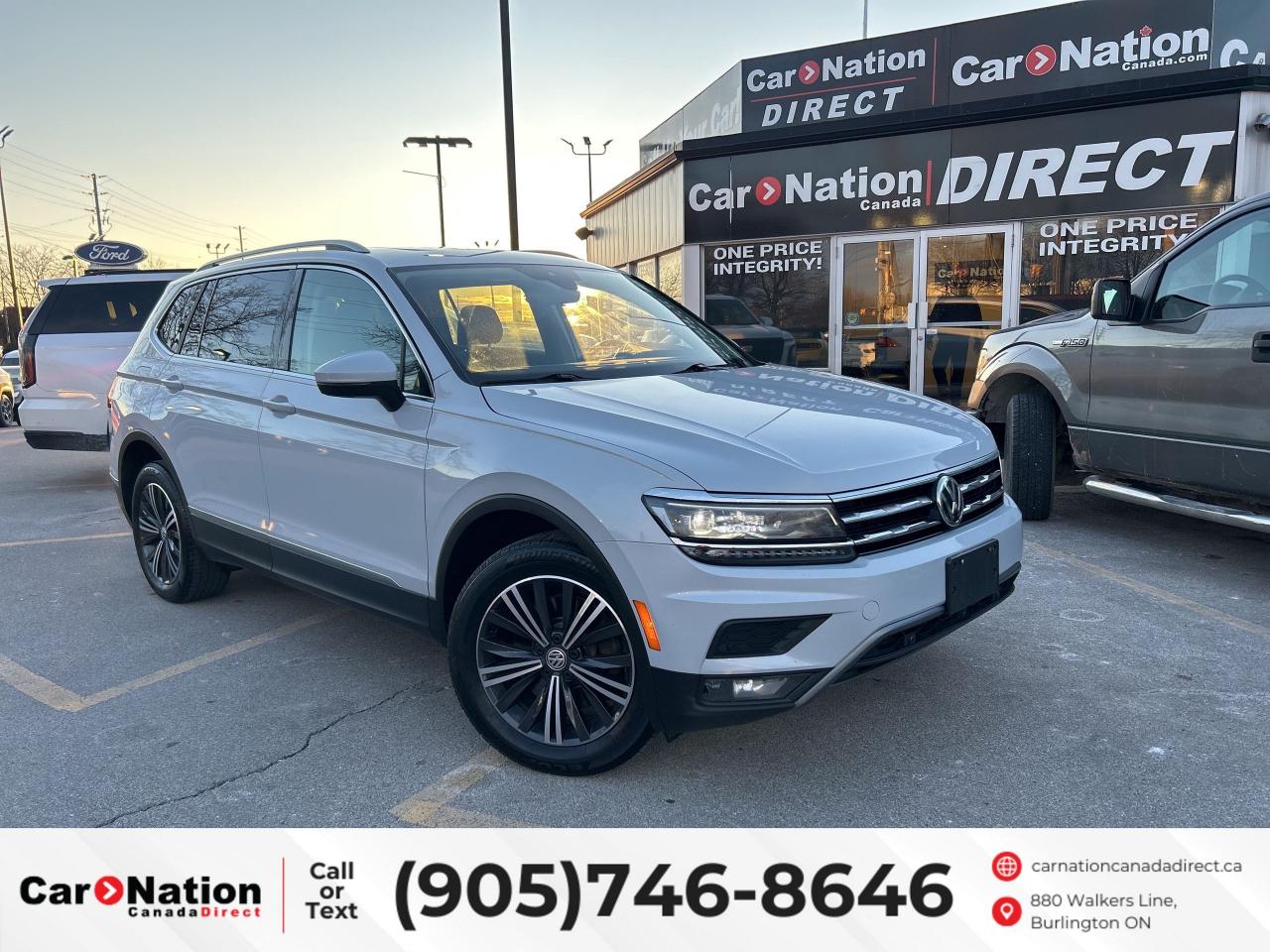 Used 2018 Volkswagen Tiguan HIGHLINE | AWD | LEATHER | PANO ROOF | NAVIGATION for sale in Burlington, ON