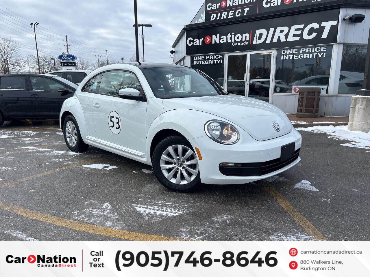 Used 2014 Volkswagen Beetle Coupe 1.8L TURBO | SUNROOF | LOW KMS | OPEN SUNDAYS! for sale in Burlington, ON