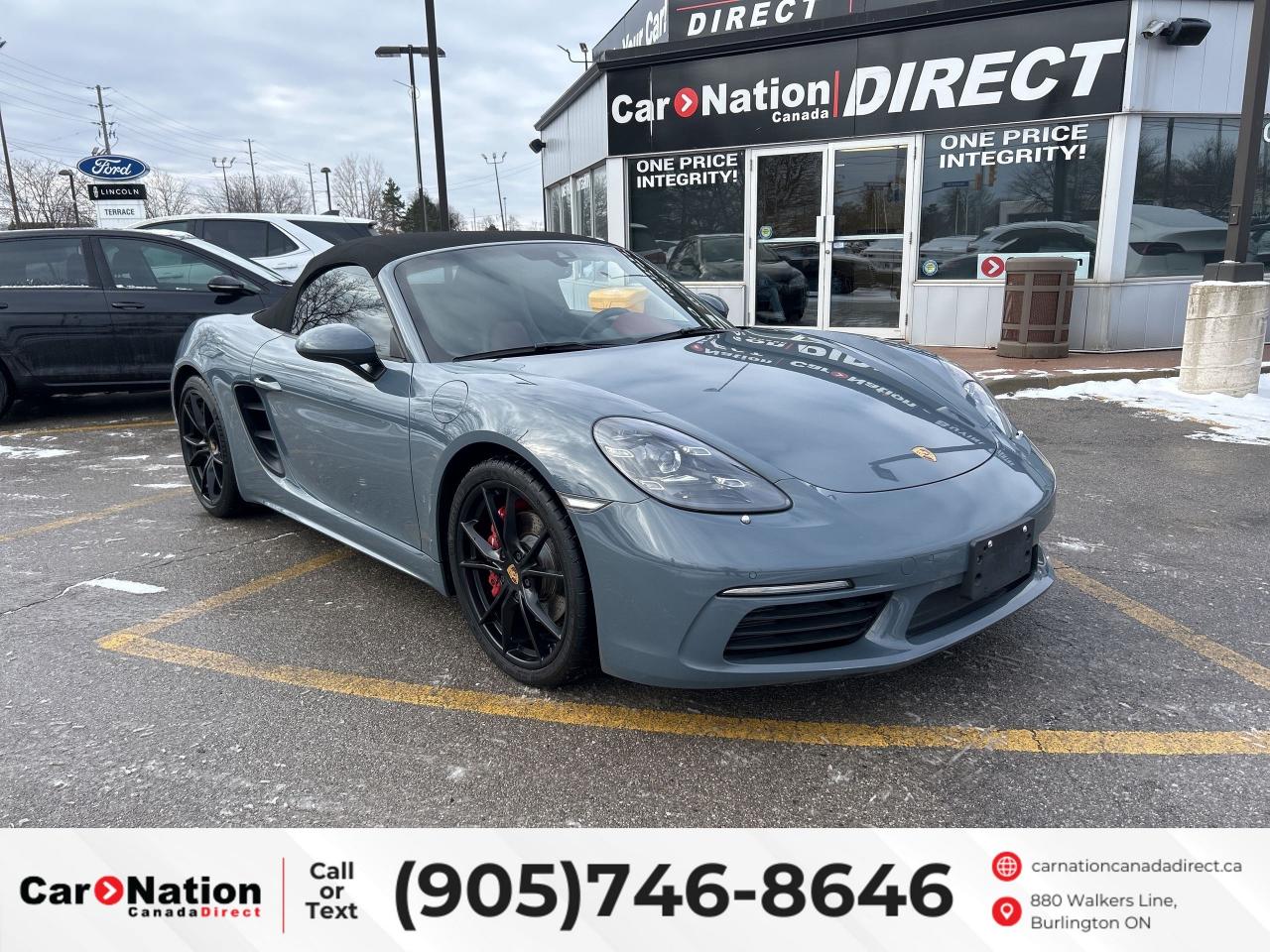 Used 2017 Porsche Boxster 718 S | CONVERTIBLE | NAV | OPTIONS LISTED BELOW! for sale in Burlington, ON