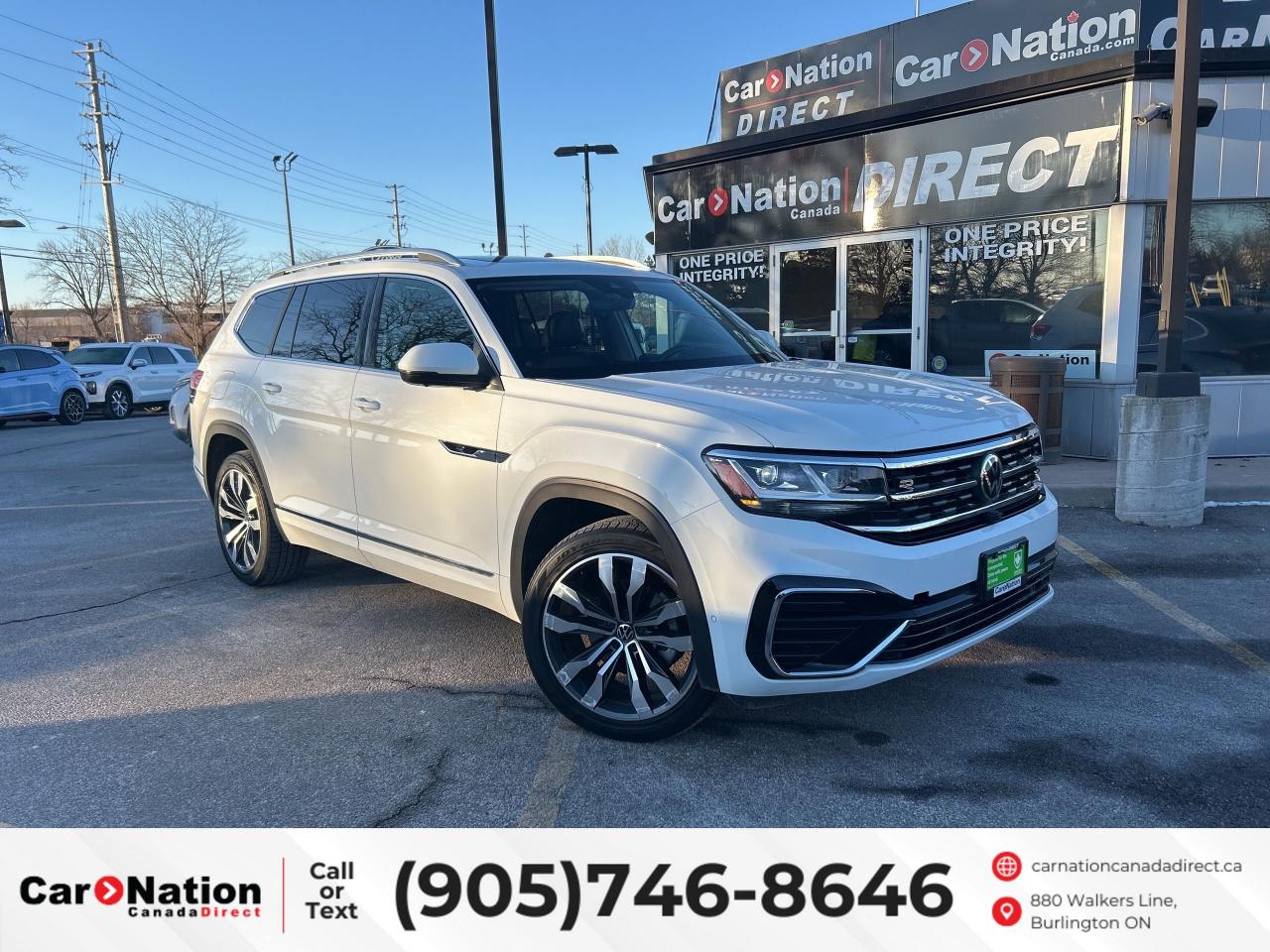 Used 2023 Volkswagen Atlas EXECLINE |R-LINE |V6 | AWD | LEATHER |ROOF |6 PASS for sale in Burlington, ON