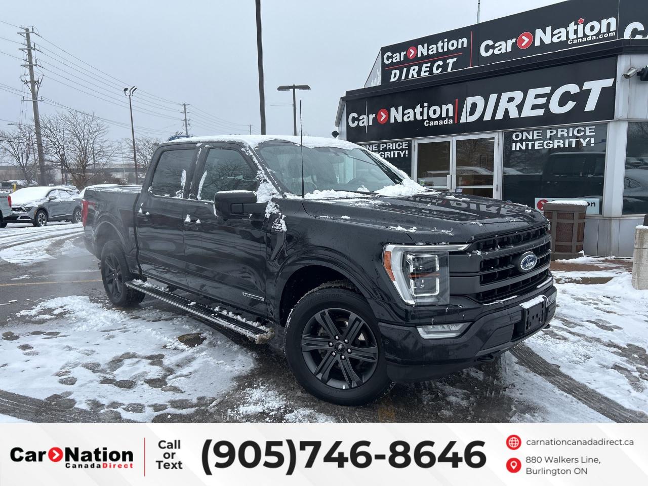 Used 2021 Ford F-150 LARIAT | HYBRID | CREW CAB | 4X4 | PANO ROOF |NAV for sale in Burlington, ON