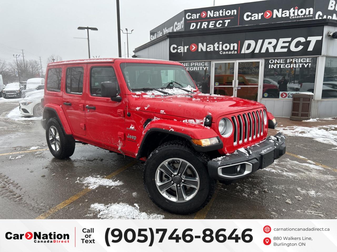 Used 2023 Jeep Wrangler SAHARA | 4X4 | V6 | HARD TOP | 4 DOOR | NAV for sale in Burlington, ON