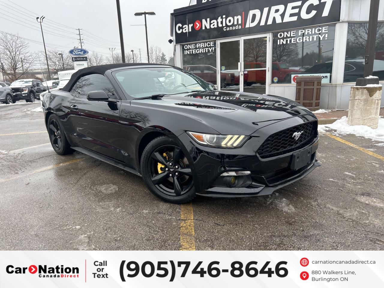 Used 2017 Ford Mustang V6 | CONVERTIBLE | REAR CAM | WE WANT YOUR TRADE! for sale in Burlington, ON