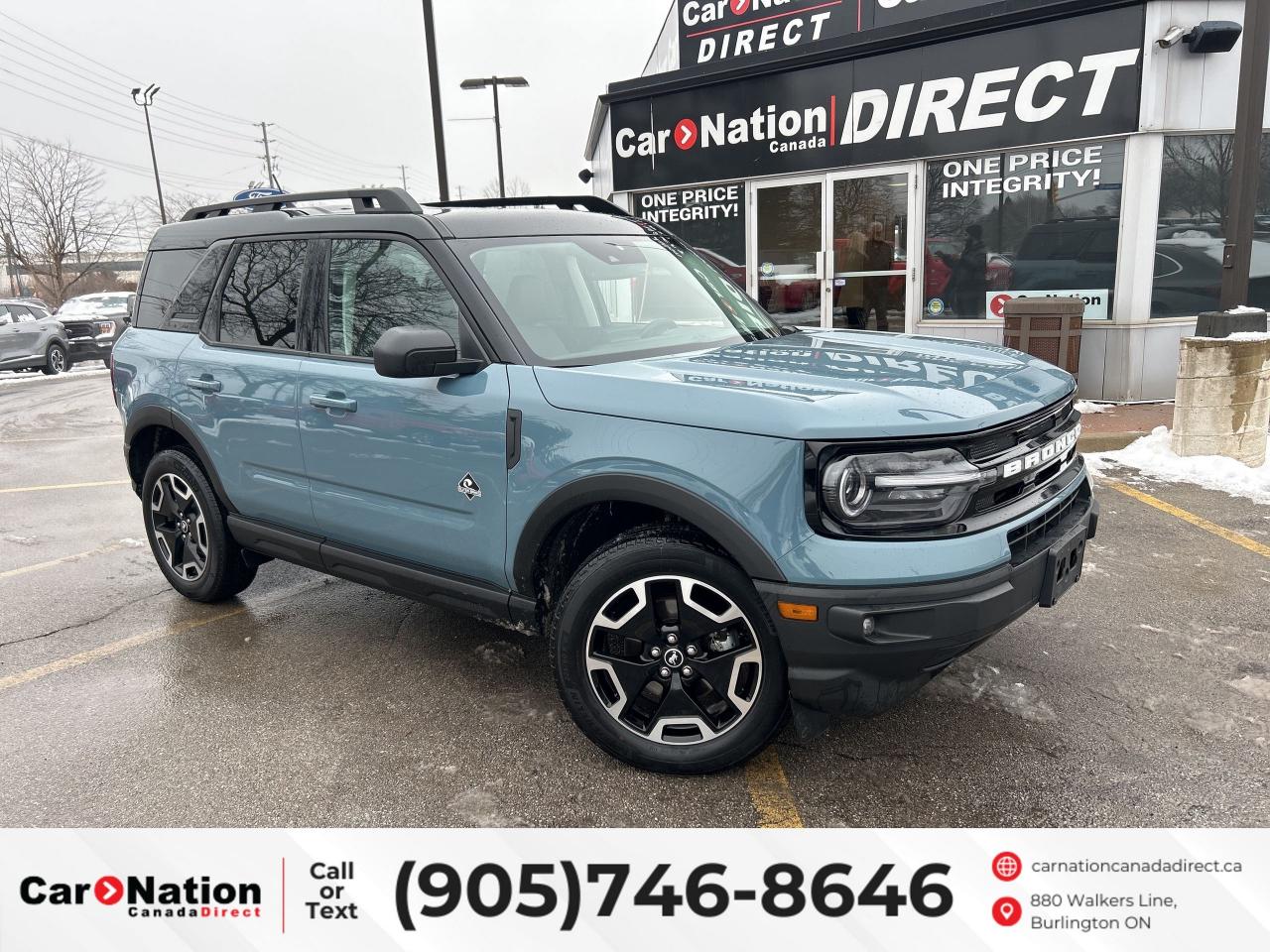 Used 2023 Ford Bronco Sport OUTER BANKS | 4X4 | TOUCHSCREEN | ECOBOOST for sale in Burlington, ON