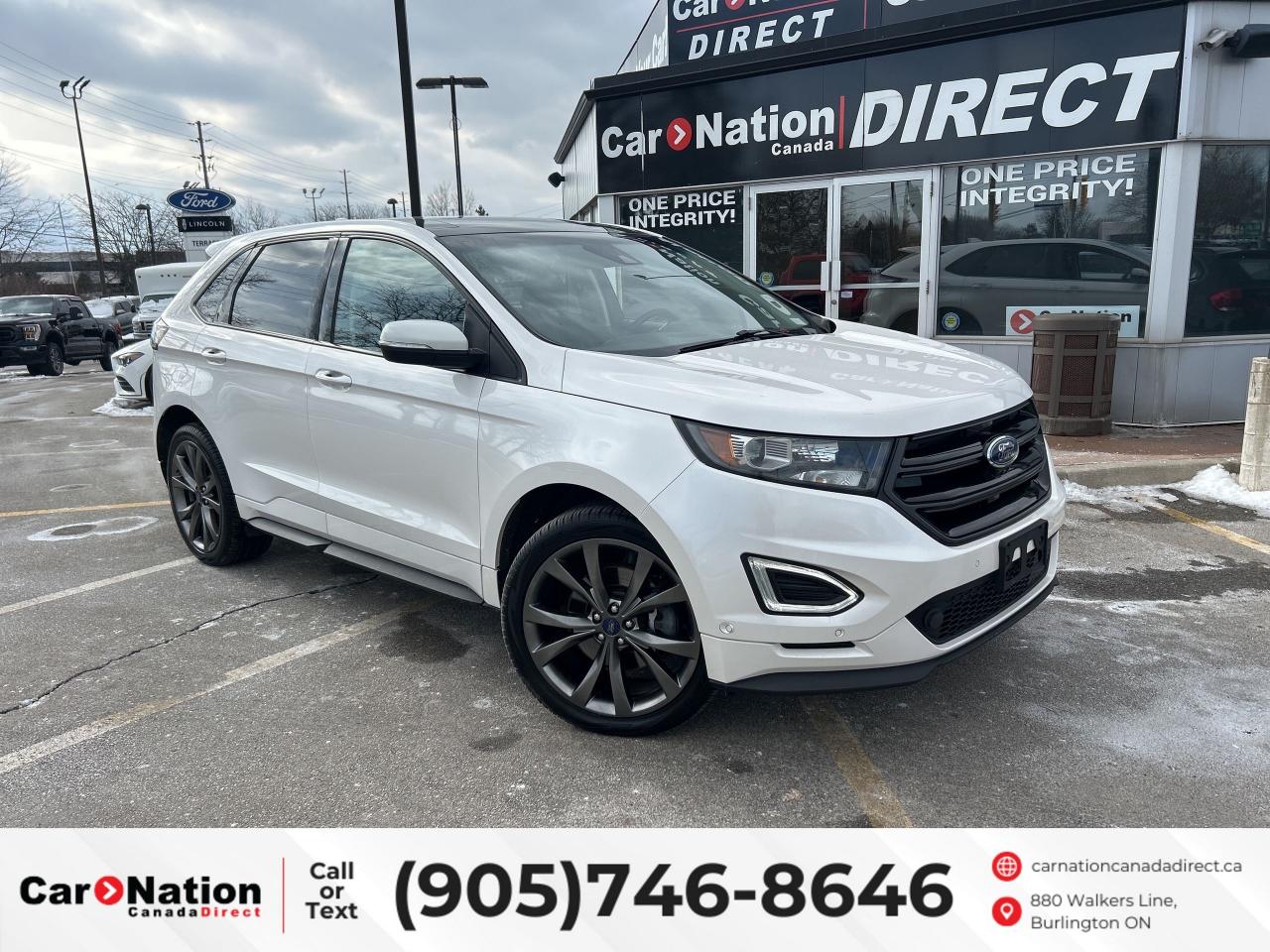 Used 2016 Ford Edge SPORT | AWD | V6 | LEATHER | PANO ROOF |NAVIGATION for sale in Burlington, ON