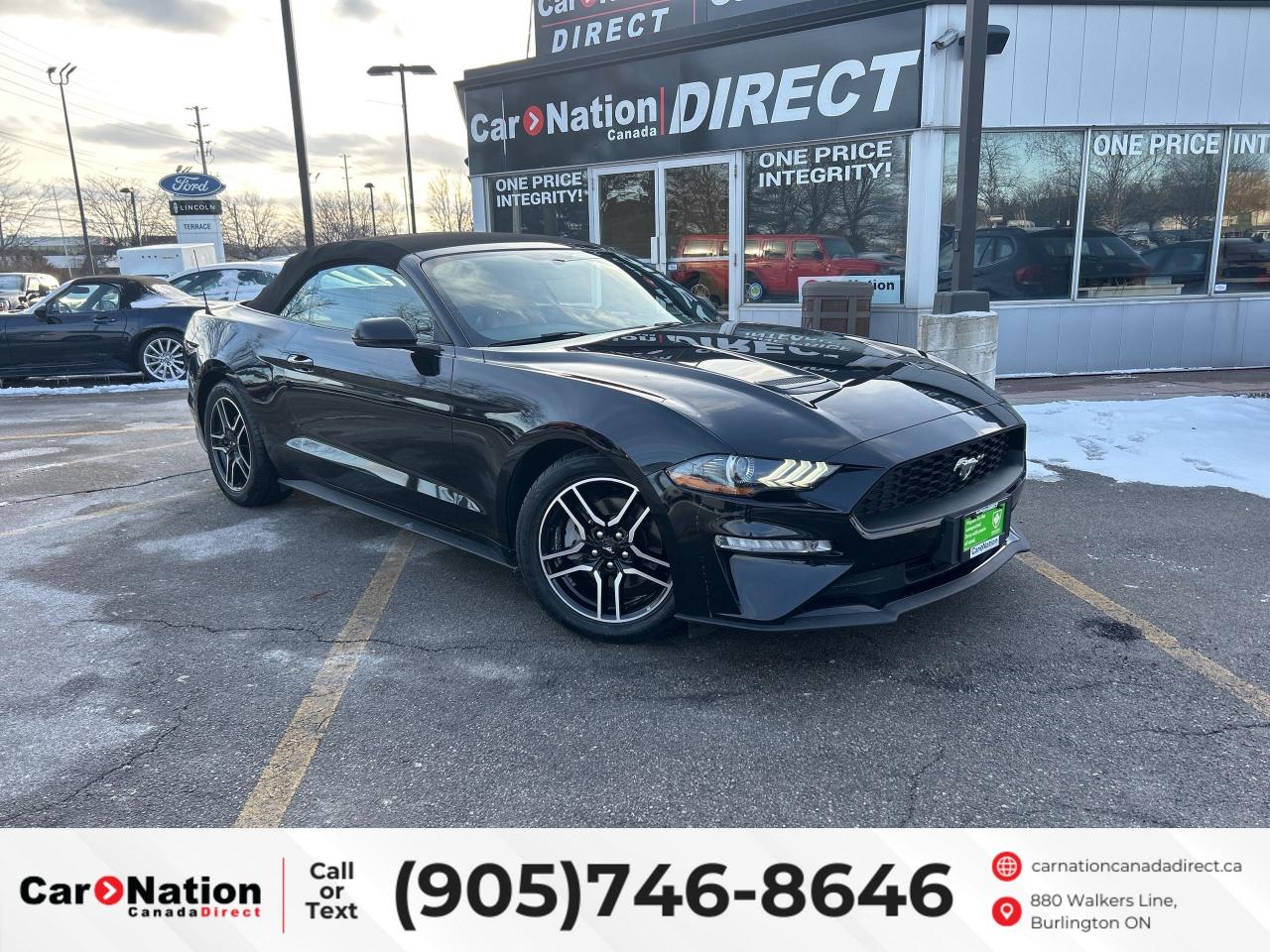 Used 2018 Ford Mustang PREMIUM | CONVERTIBLE | ECOBOOST | TOUCHSCREEN for sale in Burlington, ON