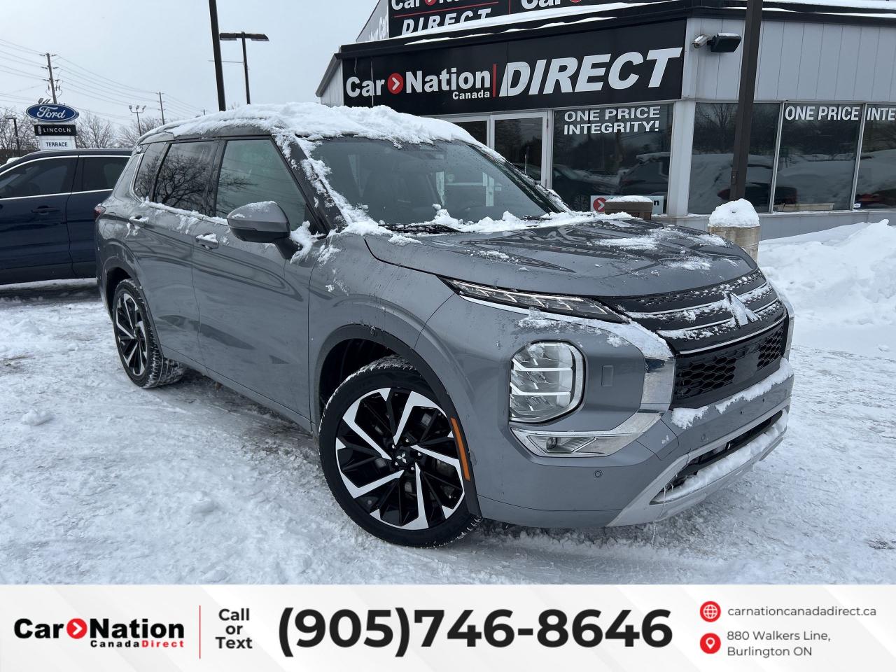 Used 2023 Mitsubishi Outlander GT | AWD | LEATHER | PANO ROOF | NAV | 7 PASS for sale in Burlington, ON