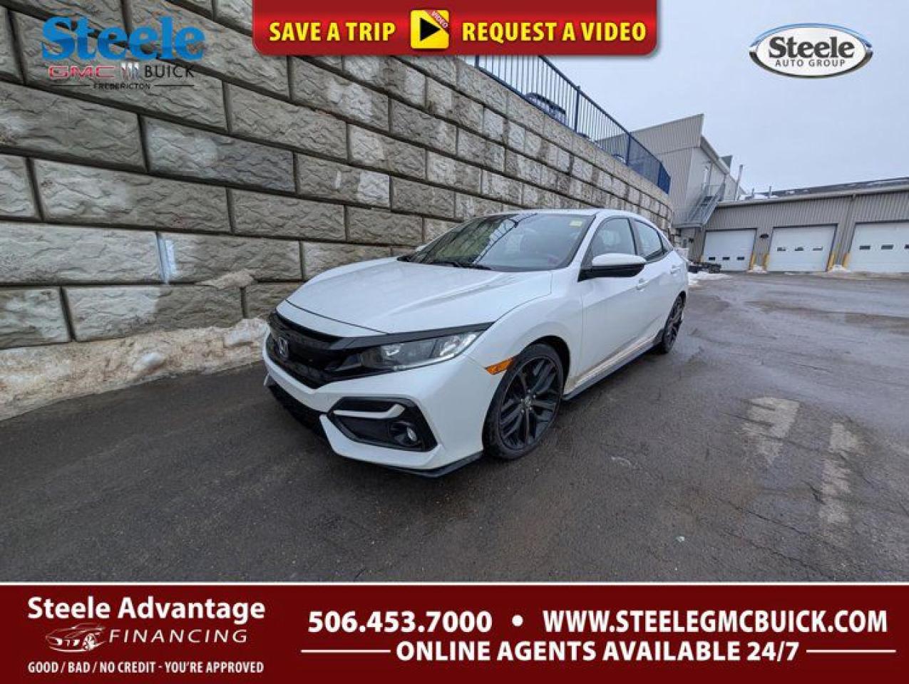 Used 2021 Honda Civic Hatchback Sport for sale in Fredericton, NB