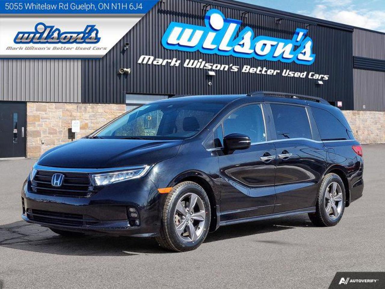 Used 2022 Honda Odyssey EX-RES| Rear DVD | Sunroof | Power Sliding Doors | Heated Seats | CarPlay + Android | New Tires | for sale in Guelph, ON