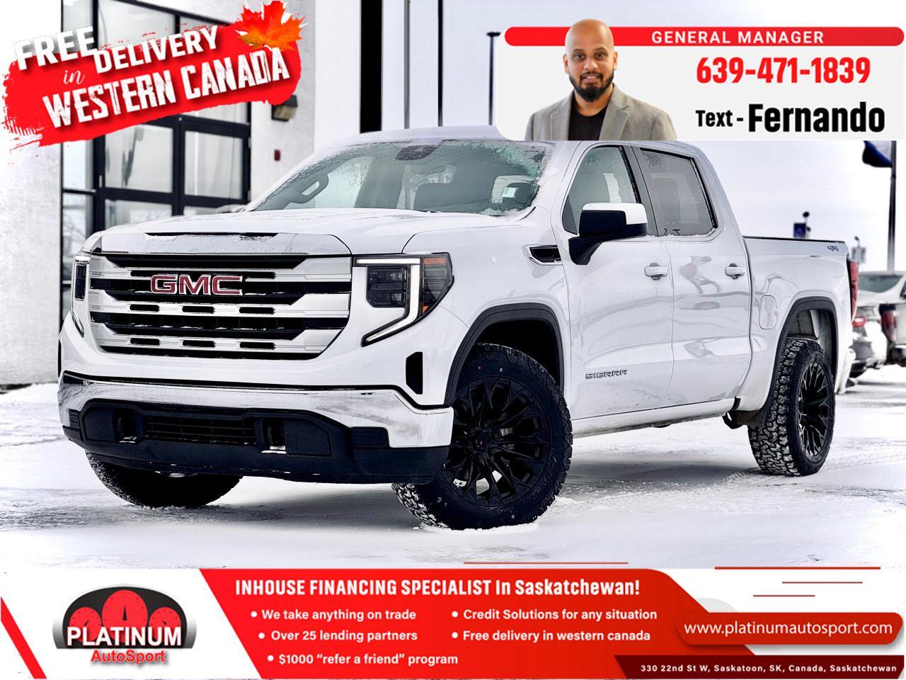 Used 2022 GMC Sierra 1500 SLE for sale in Saskatoon, SK