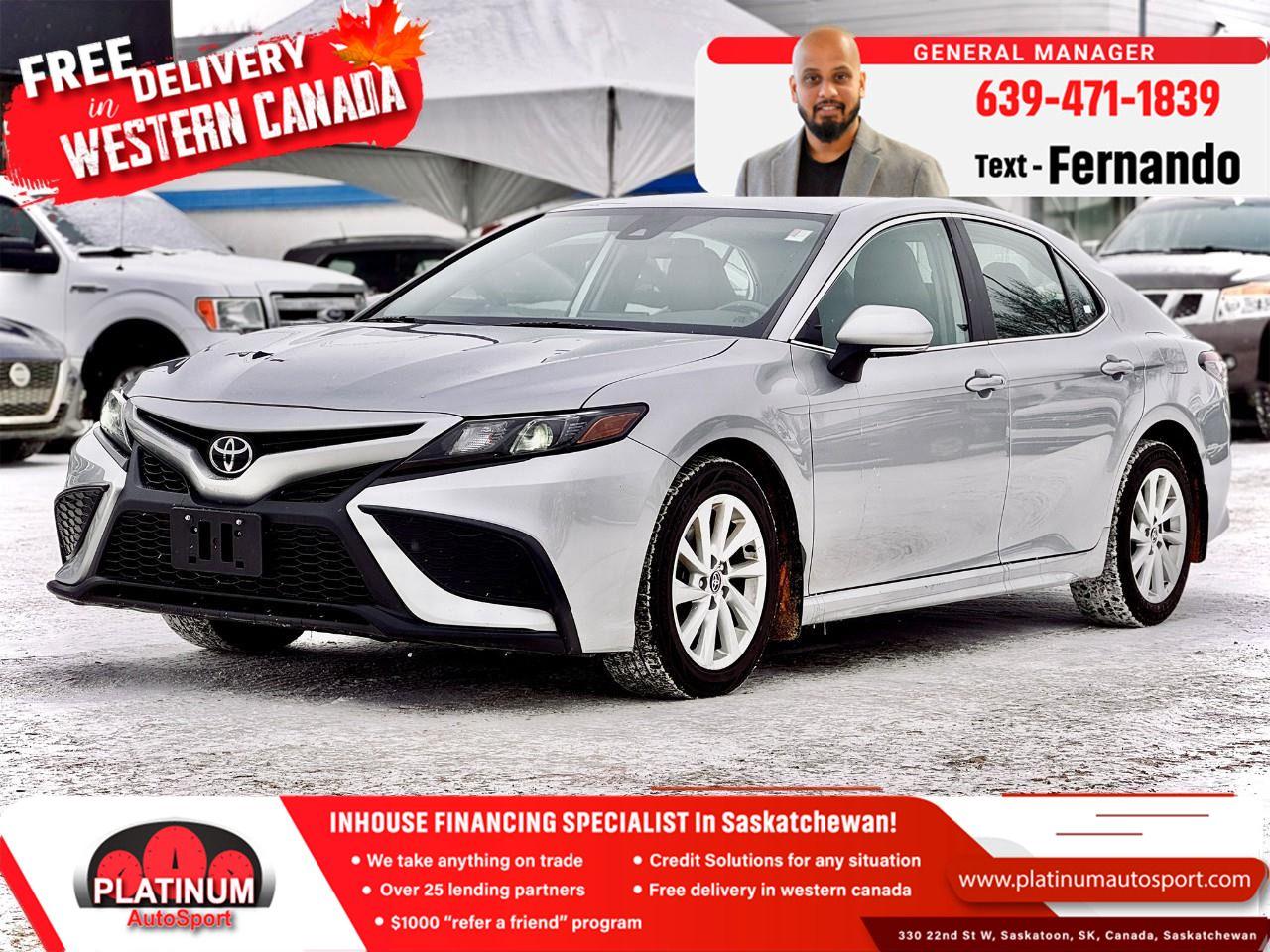 Used 2022 Toyota Camry SE for sale in Saskatoon, SK