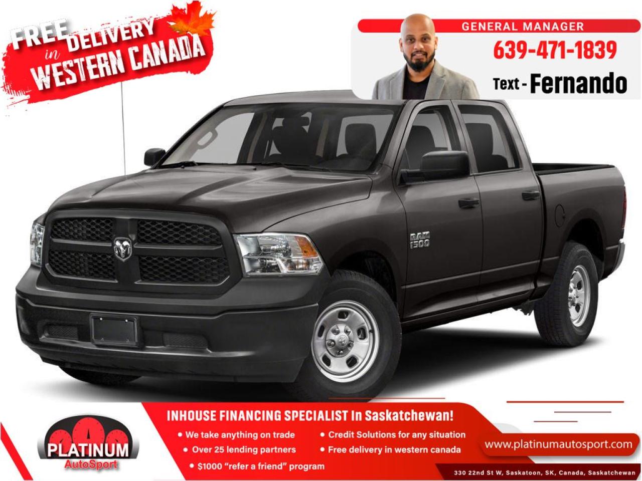 Used 2021 RAM 1500 Classic TRADESMAN for sale in Saskatoon, SK