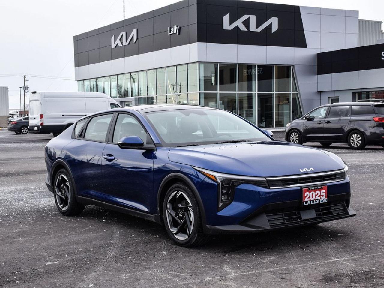 New 2025 Kia K4 EX+ POWER SUNROOF/HEATED FRONT SEATS/HEATED STEERING WHEEL/ WIRELESS CELLPHONE CHARGER/ 12.3” MULTIMEDIA INTERFACE / BLUETOOTH/ANDROID AUTO AND APPLE CARPLAY / SYNTHETIC LEATHER SEAT for sale in Chatham, ON