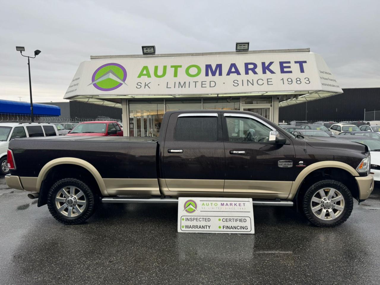 Used 2017 RAM 3500 Longhorn Crew Cab LWB 4WD! FULL LOAD! INSPECTED W/BCAA MBRSHP & WRNTY! for sale in Langley, BC