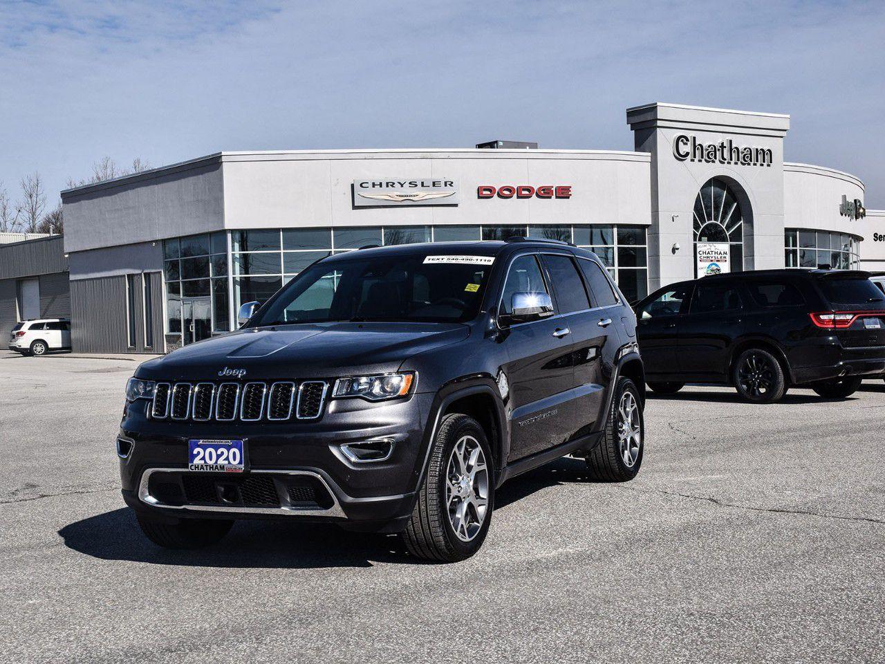 Used 2020 Jeep Grand Cherokee LIMITED 4X4 for sale in Chatham, ON