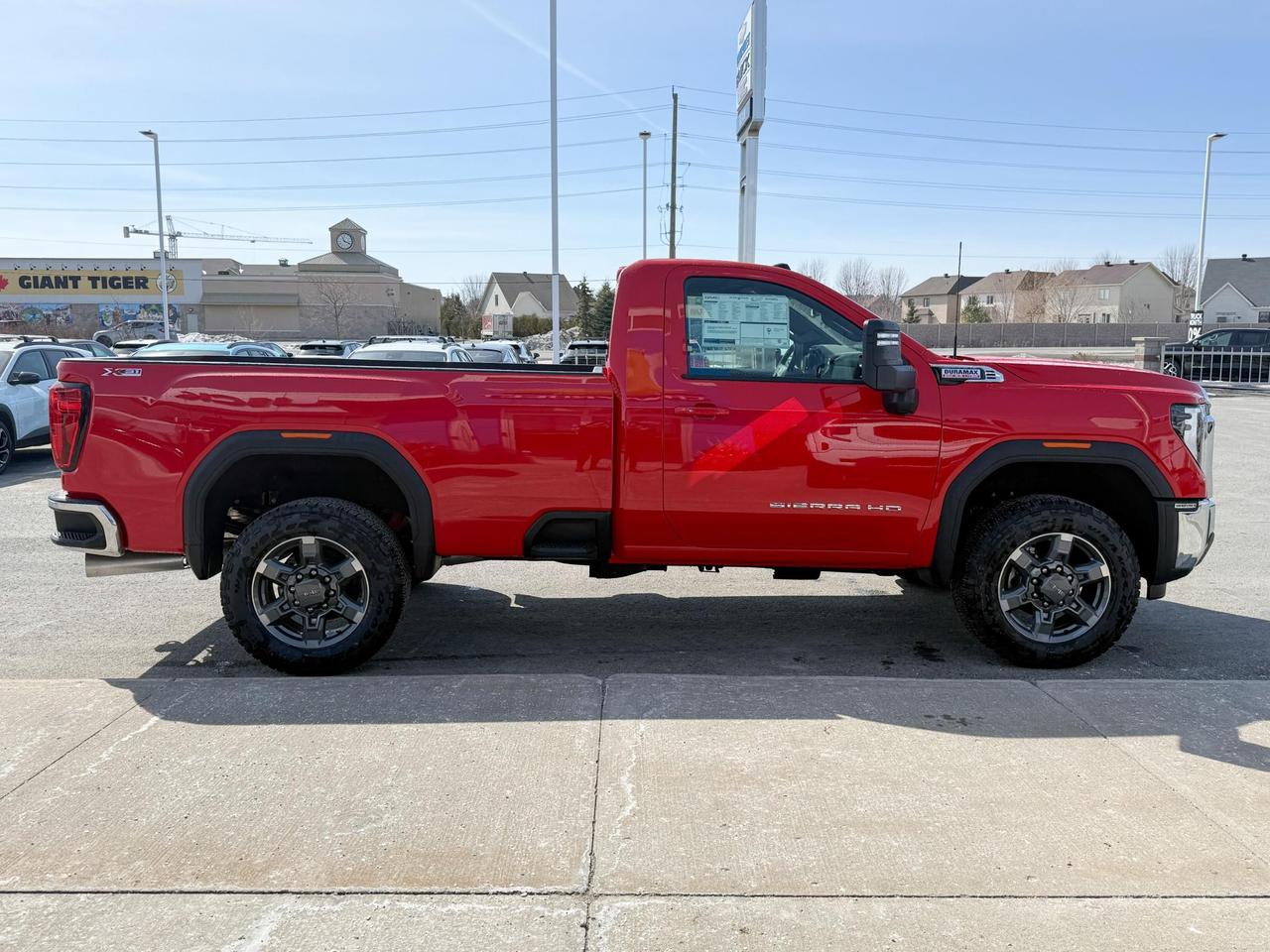 2025 GMC Sierra 3500 HD SLE 6.6L V8 DURAMAX WITH REMOTE START/ENTRY, HEATED SEATS, HEATED STEERING WHEEL, CRUISE CONTROL, VINYL FLOORING, HD REAR VISION CAMERA, APPLE CARPLAY AND ANDROID AUTO Photo