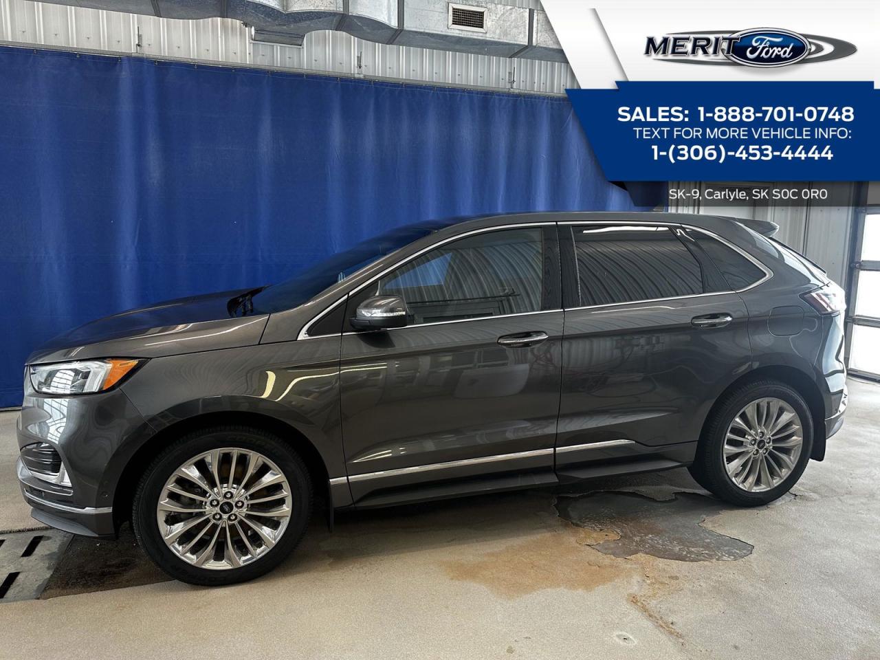 Used 2020 Ford Edge Titanium - Heated/Cooled Leather + for sale in Carlyle, SK