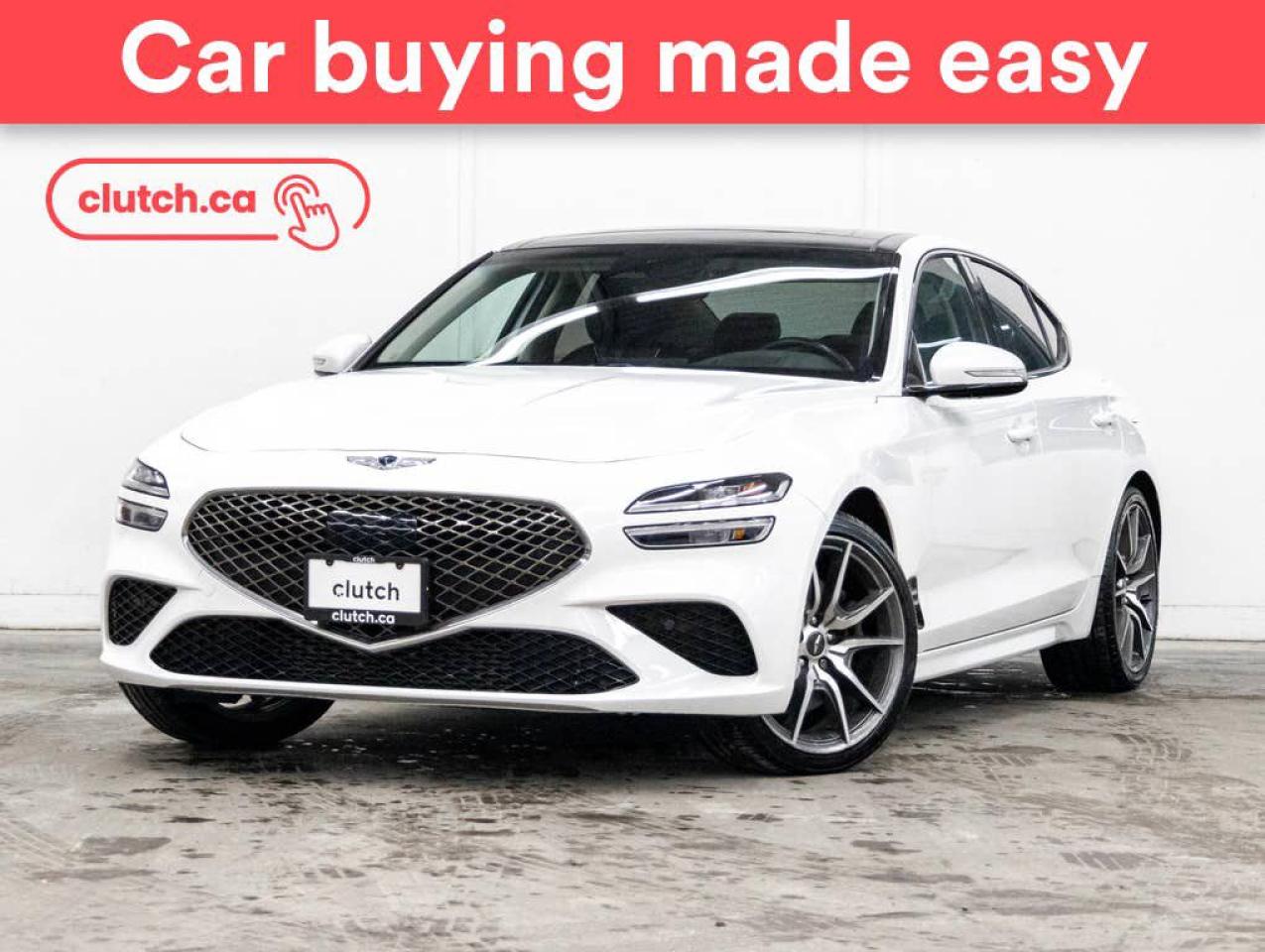 Used 2022 Genesis G70 3.3T Advanced AWD w/ Apple CarPlay, Sunroof, Wireless Charging for sale in Toronto, ON