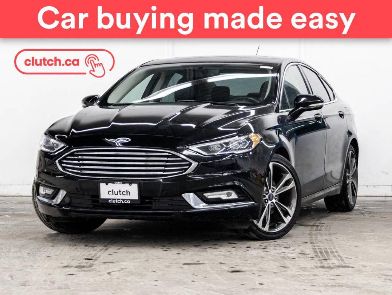 Used 2017 Ford Fusion Titanium AWD w/ Apple CarPlay, Power Moonroof, Nav for sale in Toronto, ON