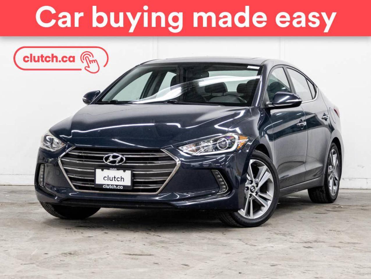 Used 2017 Hyundai Elantra Limited w/ Heated Seats, Heated Steering Wheel, Sunroof for sale in Toronto, ON