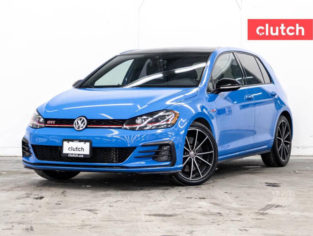 Used 2021 Volkswagen GTI Autobahn w/ Apple CarPlay & Android Auto, Power Moonroof, Nav for sale in Toronto, ON