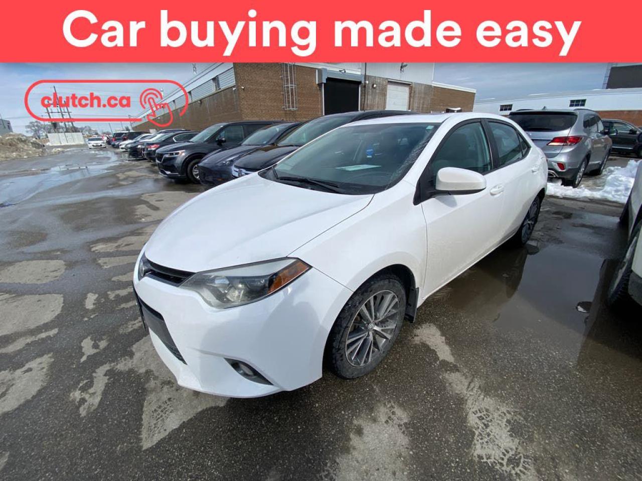 Used 2016 Toyota Corolla LE w/ Upgrade Pkg w/ Heated Front Seats, Power Moonroof, Rearview Cam for sale in Toronto, ON