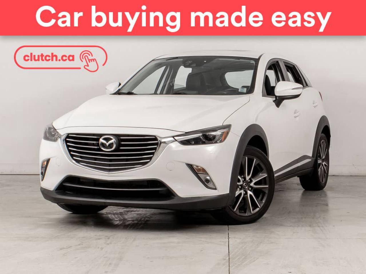 Used 2017 Mazda CX-3 GT AWD w/ Moonroof, Nav. Leather for sale in Bedford, NS