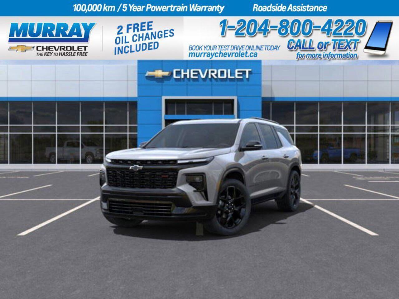 New 2025 Chevrolet Traverse RS for sale in Winnipeg, MB