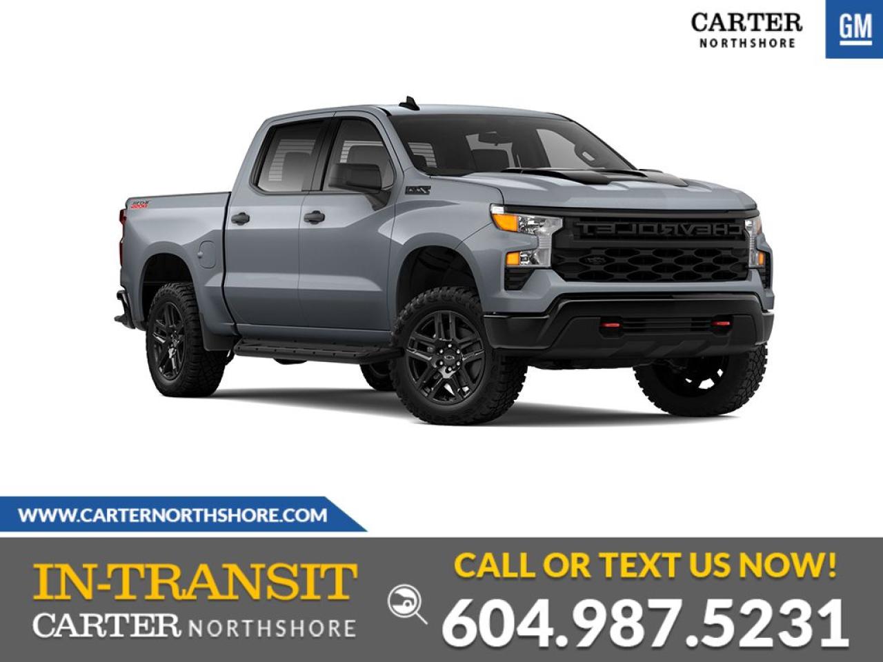 New 2025 Chevrolet Silverado 1500 RST/SHORT BOX CREW CAB for sale in North Vancouver, BC